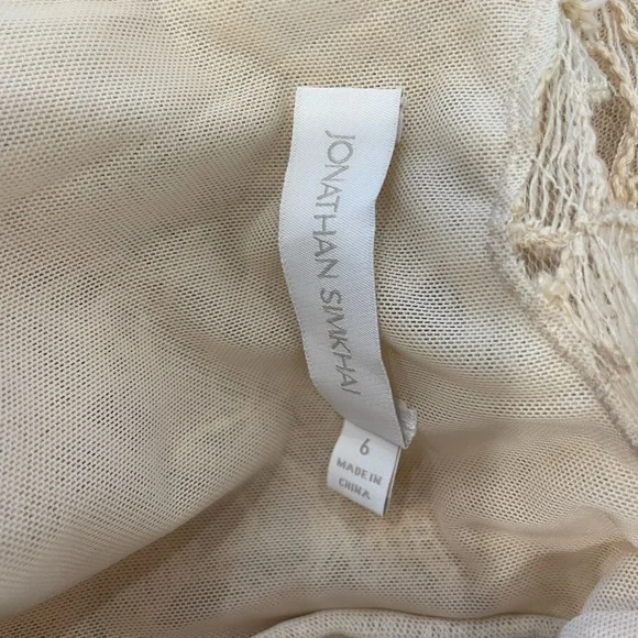 2022 spring Jonathan Simkhai GIGI LACE MINI Dress - Picture 5 of 6